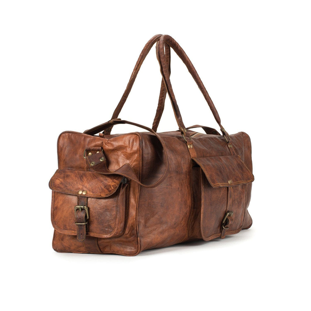 Portland Leather Duffle Travel Bag | Classy Leather, Inc