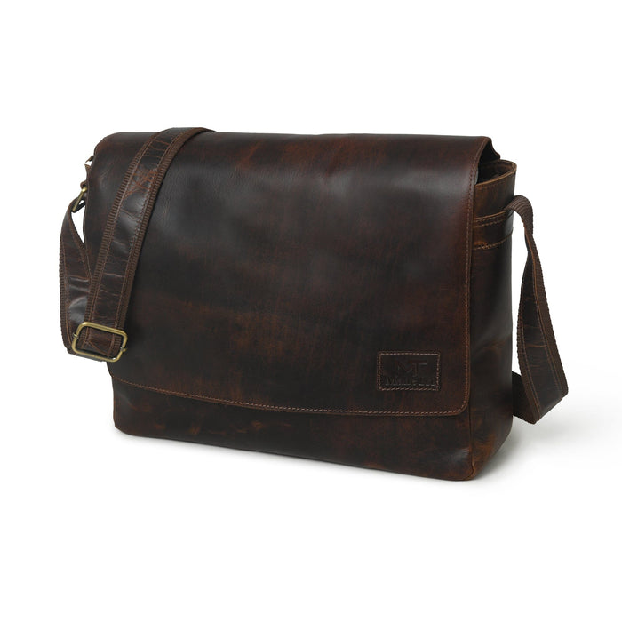 Kayden Leather Messenger Bag | Handmade Leather Messenger Bag — Classy ...