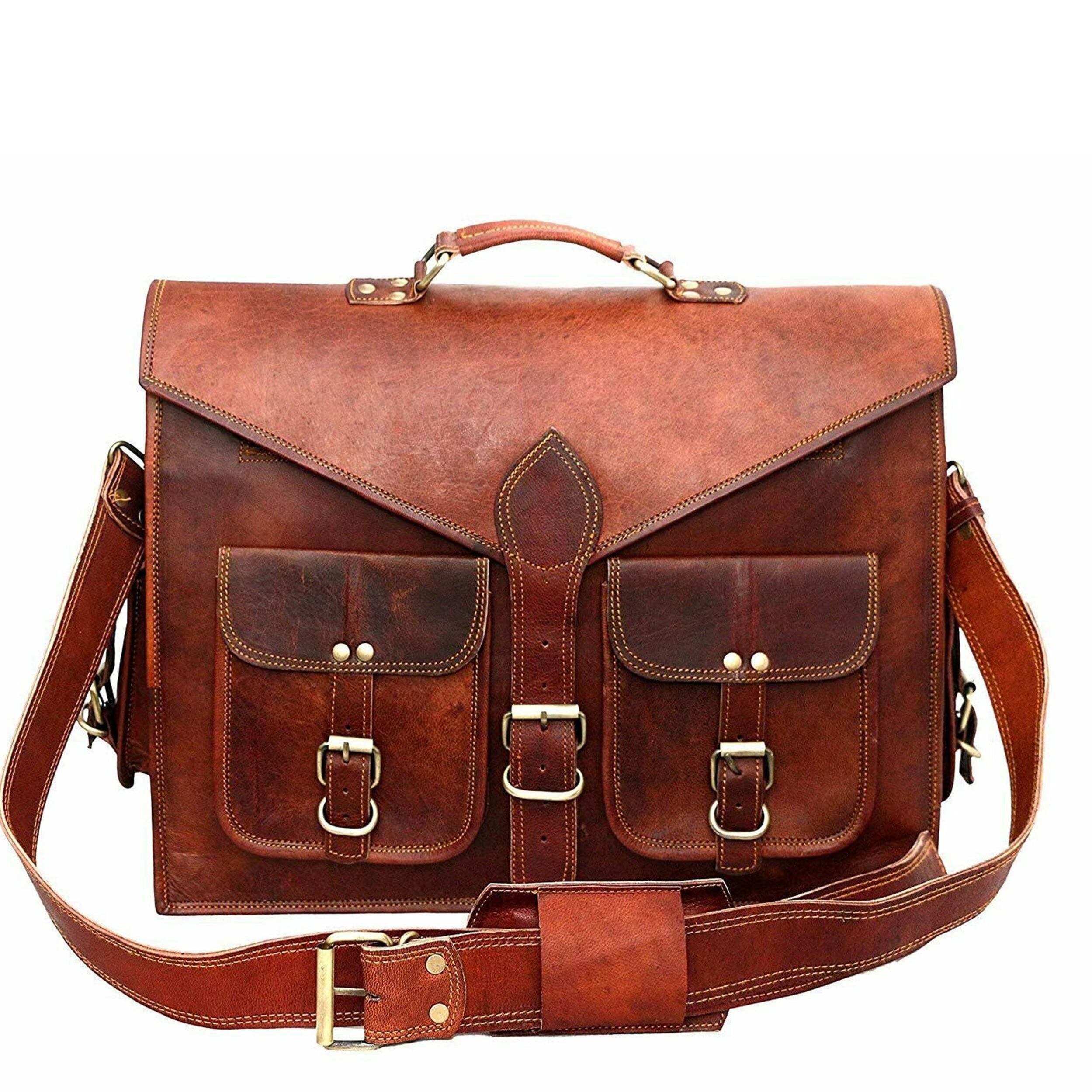 Lawyer / Legal / Attorney Male Leather Briefcase Messenger Bag — Classy ...