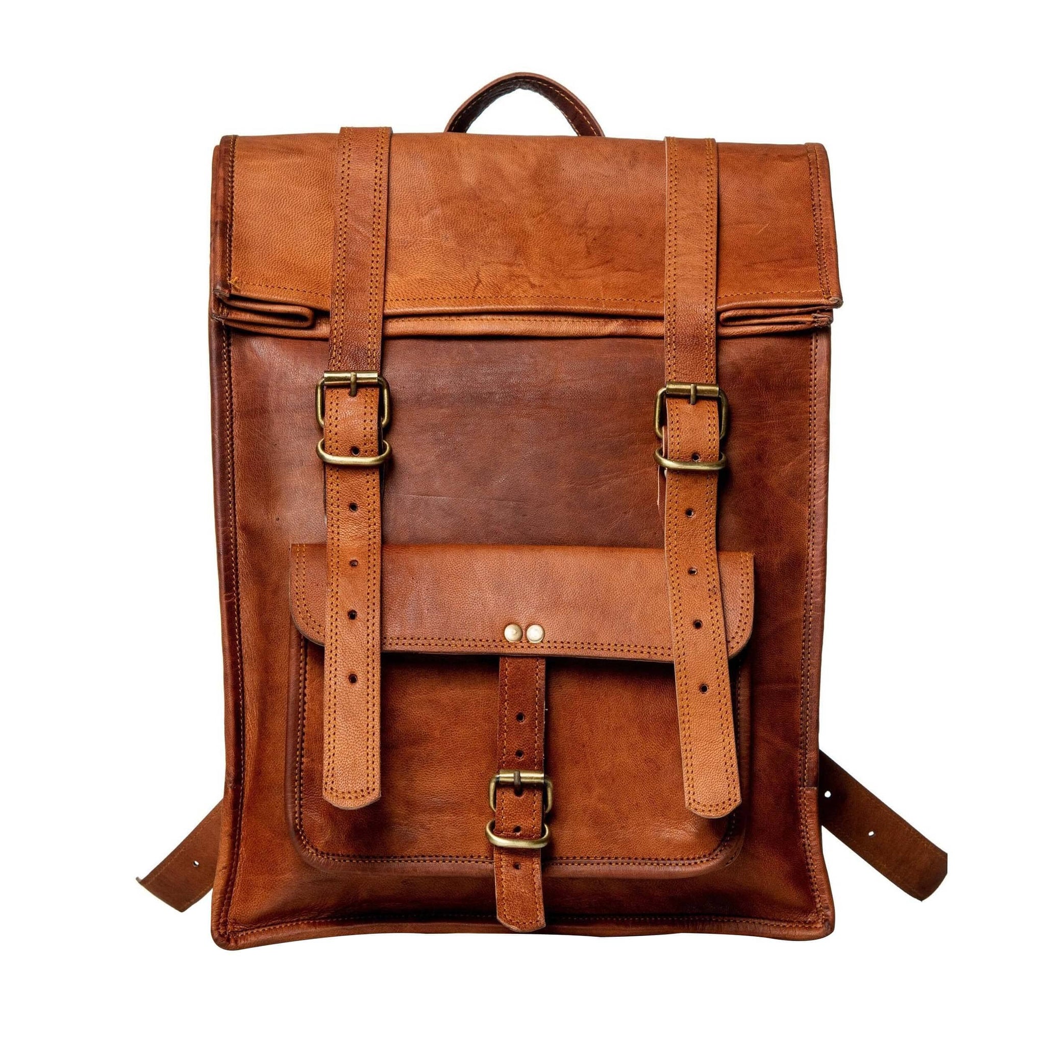 Buy Leather Laptop Backpacks For Men & Women — Classy Leather Bags