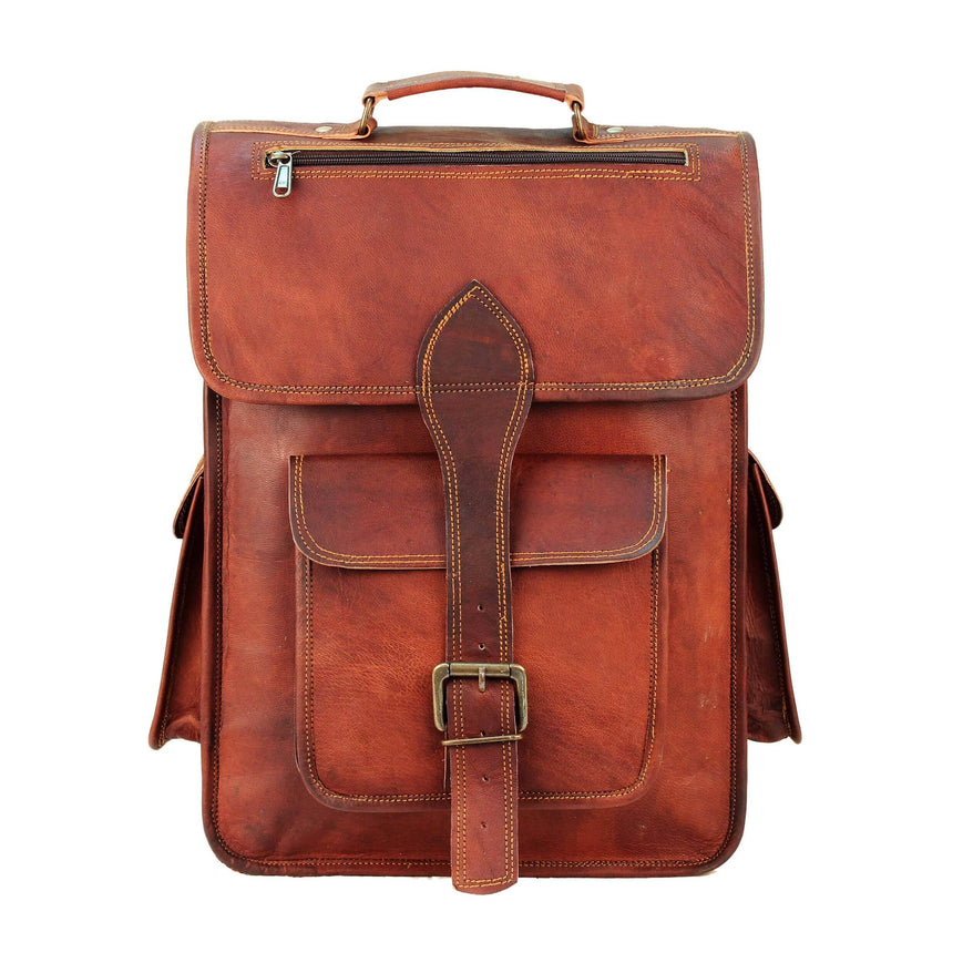 5 Best Handmade Leather Backpacks For Men Women — Classy Leather Bags