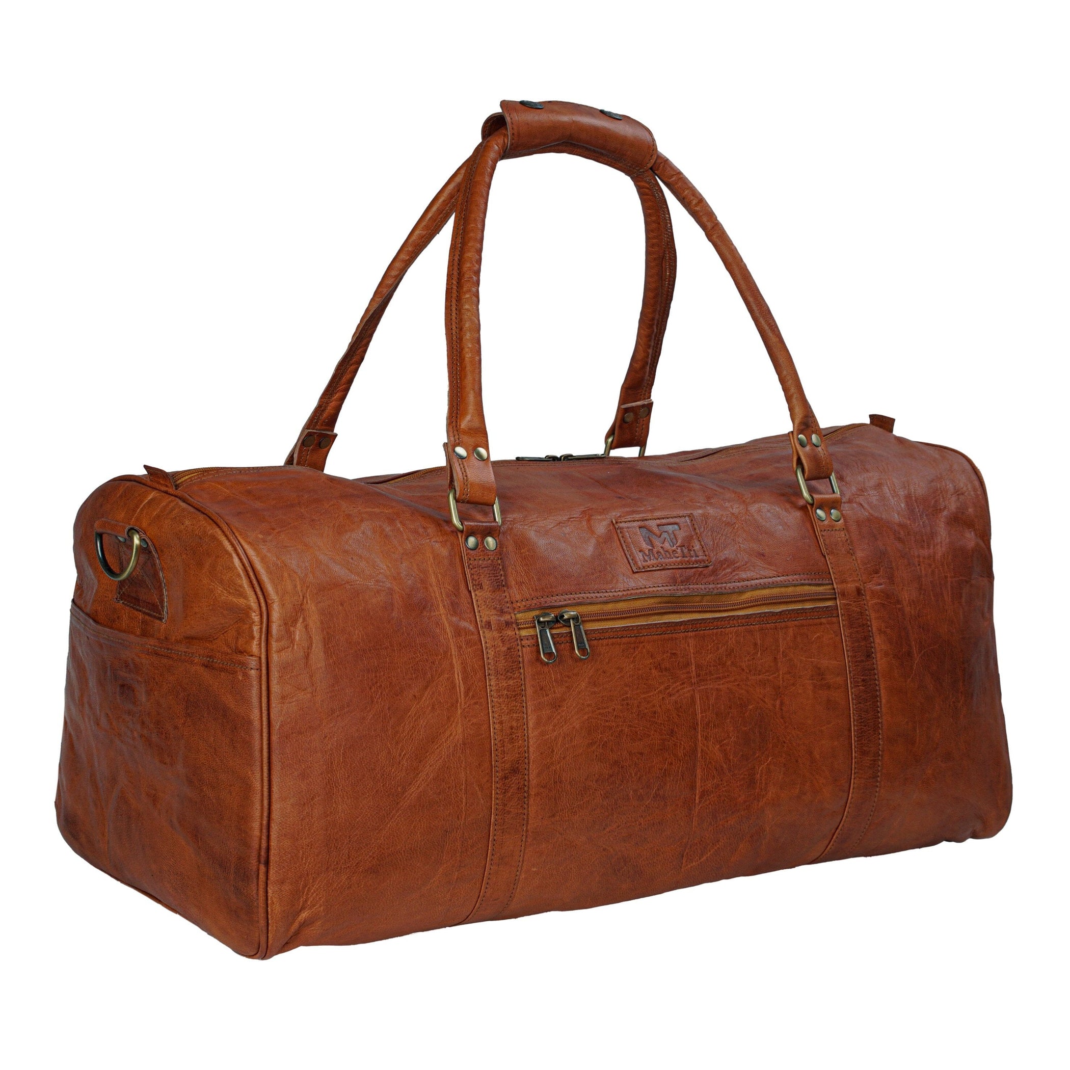 Belgium Overnight Weekender Duffle Bag | Leather Duffle Bag — Classy ...