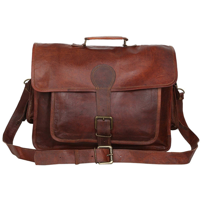 Denver Leather Messenger Bag | Laptop Messenger Bag | Classy Leather ...