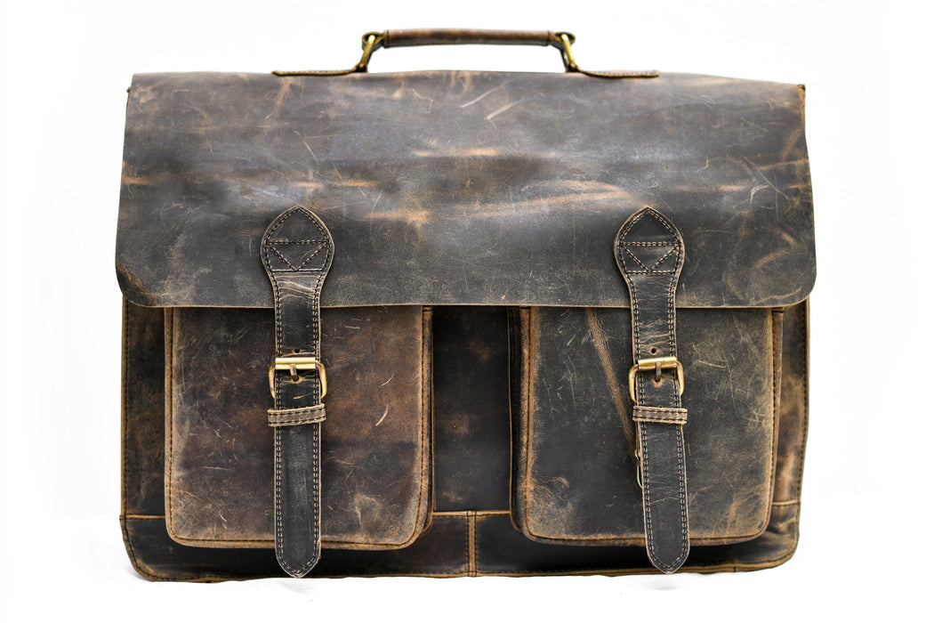 Jones Leather Messenger Bag | Leather Laptop Messenger Bag — Classy ...