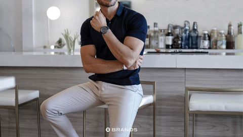 Chinos and a polo shirt is a classic, versatile look for teachers. It is professional, comfortable and stylish. To put together an outfit for teachers, start with a pair of dark chinos. 