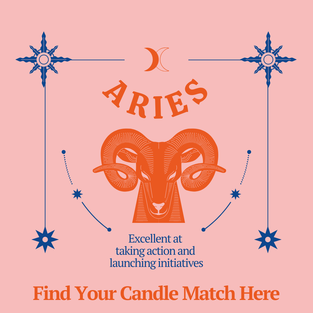 The perfect candle match for Aries – Poppy & Pomelo