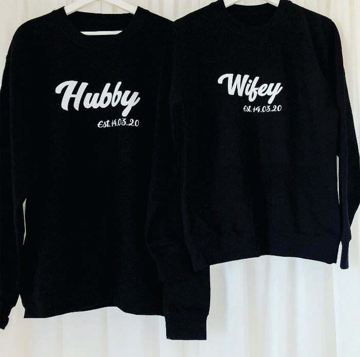 happy wifey sweatshirt