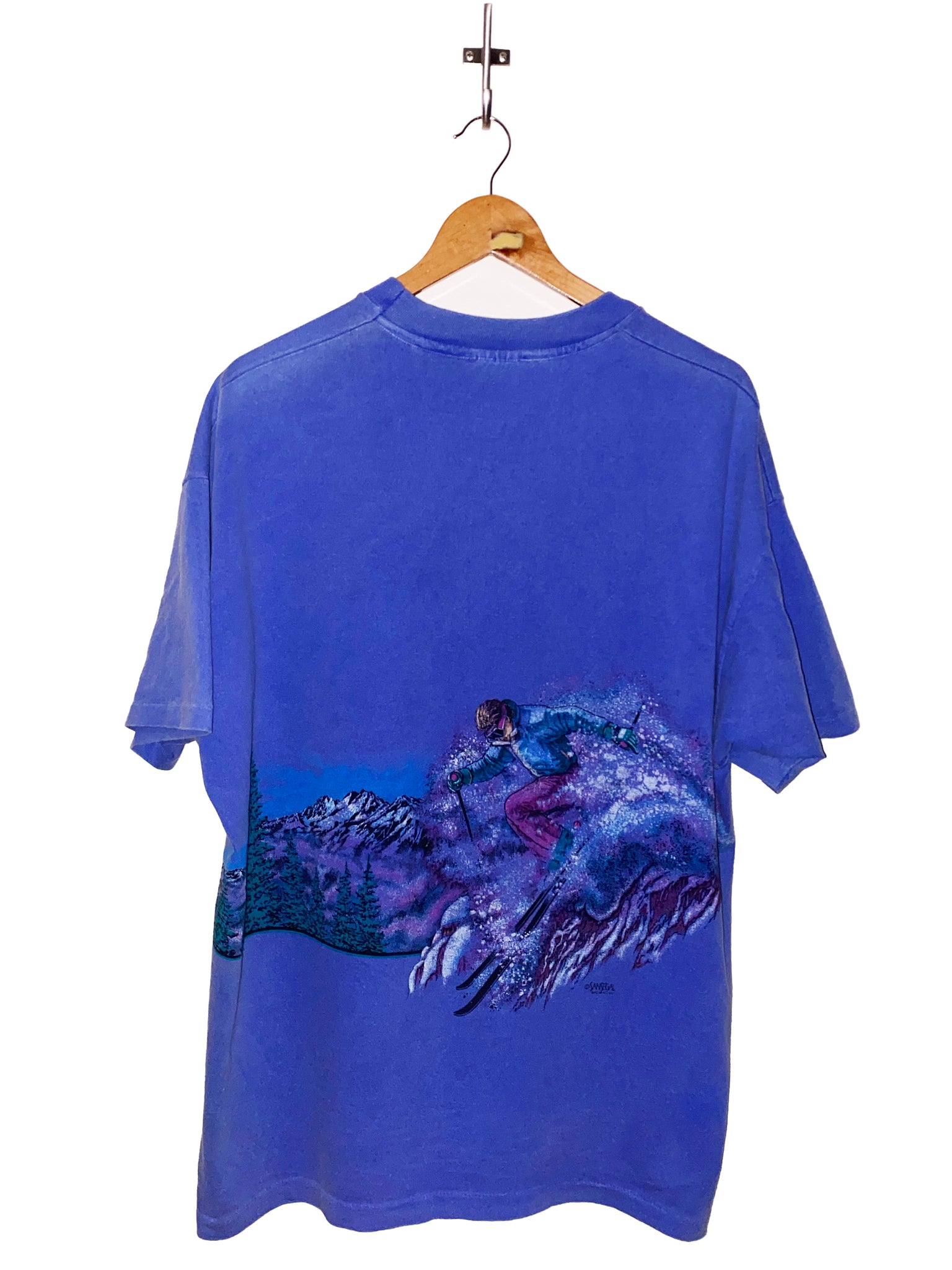 Vintage Aspen All Over Print Ski T-Shirt
