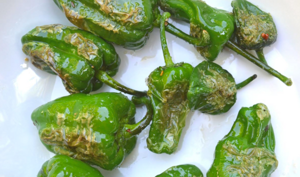 Padron Peppers from Farm Fresh to You with Omnivore Salt