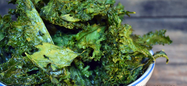 kale chips with Omnivore Ginger and Omnivore Salt by Farm fresh to you