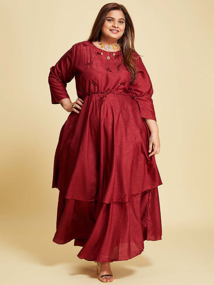 plus size silk maxi dress