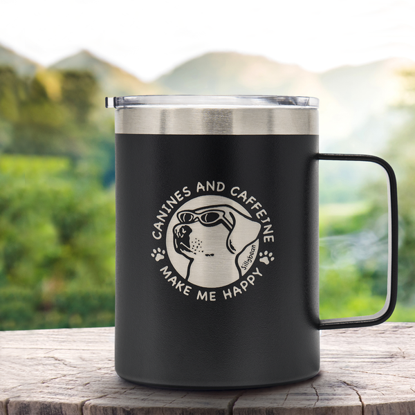 Metal Coffee and Tea Travel Mug Dog Mom – Jazzy Shopper®