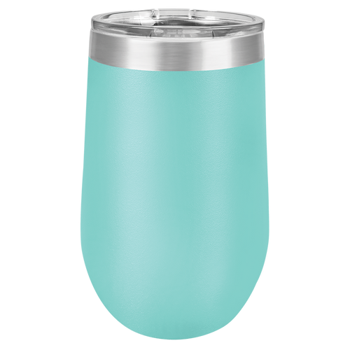 12 oz Wine Tumbler w Lid Logo Laser Engraved Insulated Stainless Steel —  Bulk Tumblers