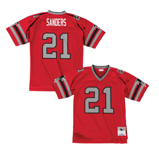 Deion Sanders Atlanta Falcons Nfl 100 Retired Player Legacy Jersey