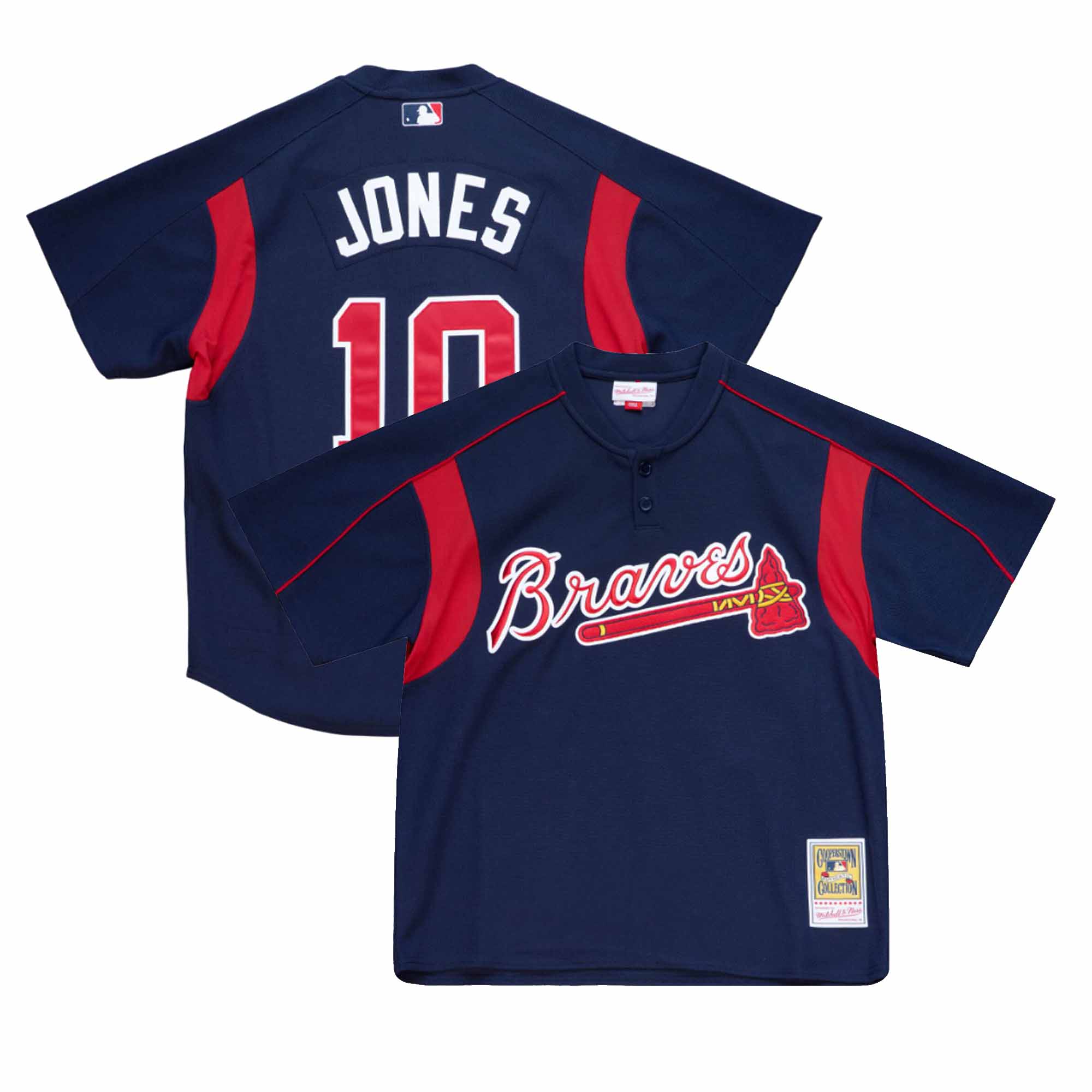 ECサイト ③ MLB アトランタ ブレーブス jones #10 COLLECTION www