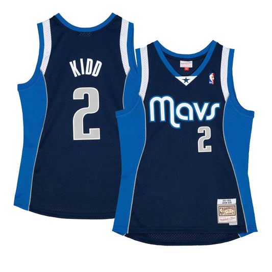 Dallas Mavericks Dirk Nowitzki 1998 Hardwood Classics Road Swingman Jersey  By Mitchell & Ness - Royal - Mens