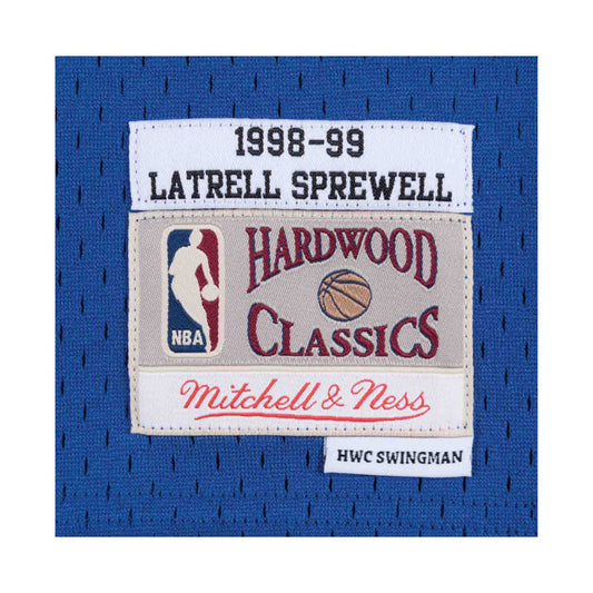 Atlanta Hawks Steve Smith Mitchell & Ness 1996-97 Hardwood Classics Reload  Swingman Blue Jersey