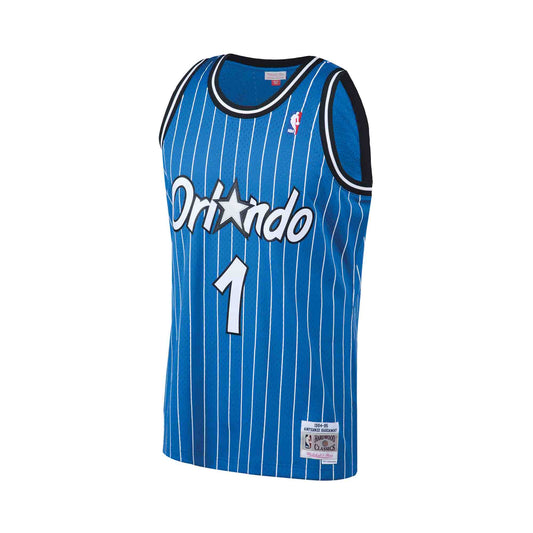 Mitchell & Ness Anfernee Hardaway Orlando Magic 1993-94 Men's White  Pinstripe Swingman Jersey