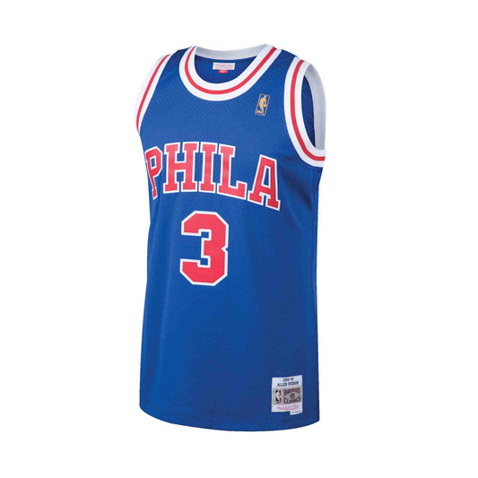 02/03 Allen Iverson Philadelphia 76ers Swingman NBA Jersey Youth Size Large  – Rare VNTG