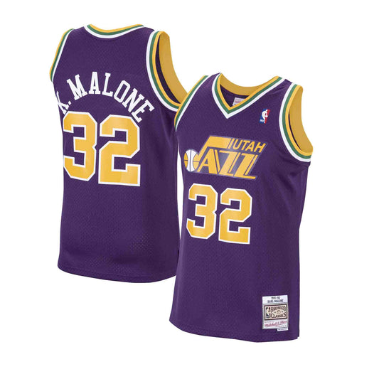 Sleep Squad Utah Jazz Karl Malone 60” x 80” Raschel Plush Blanket – An NBA  Jersey Throw