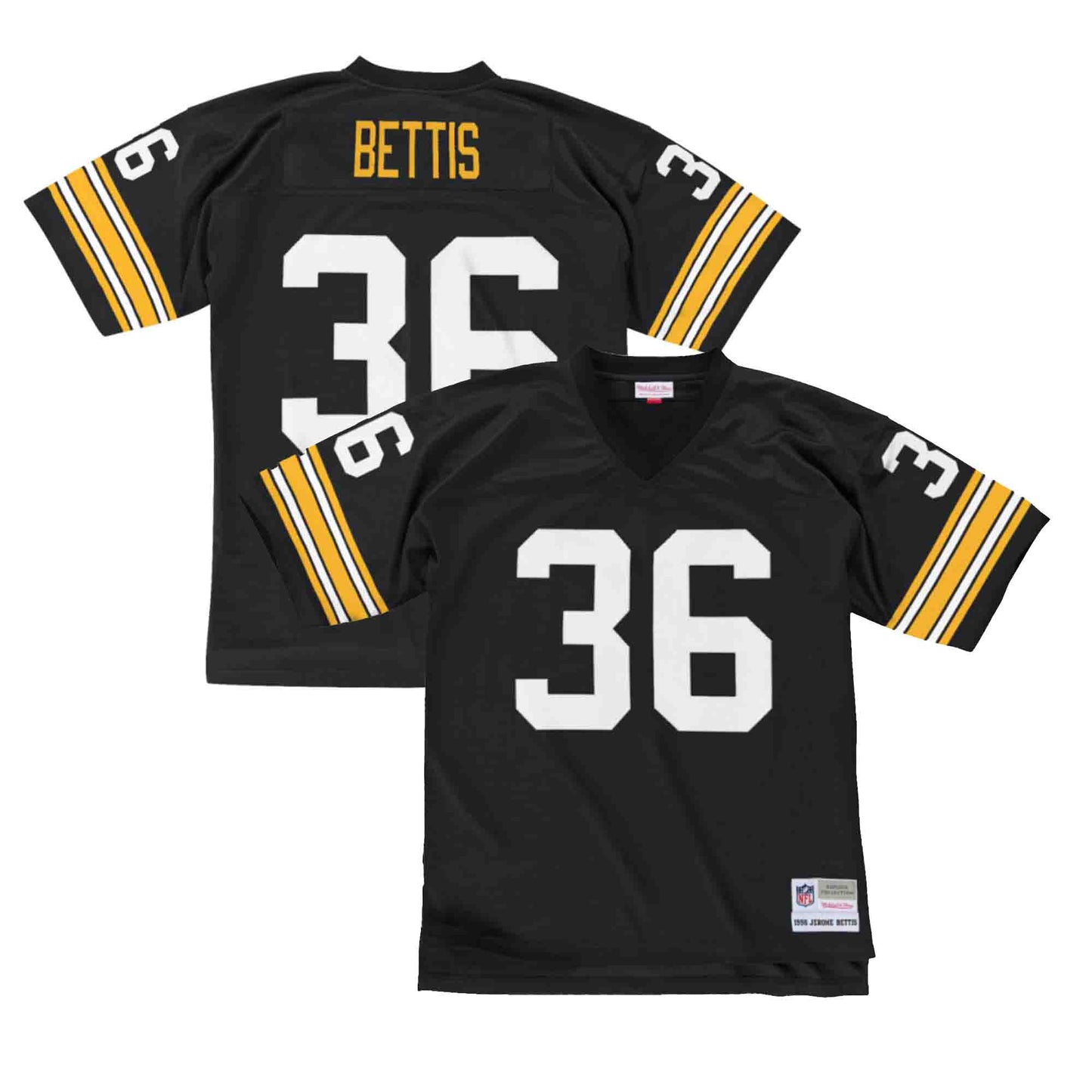 Mitchell & Ness Men's Pittsburgh Steelers Jerome Bettis #36 1996 Split  Throwback Jersey