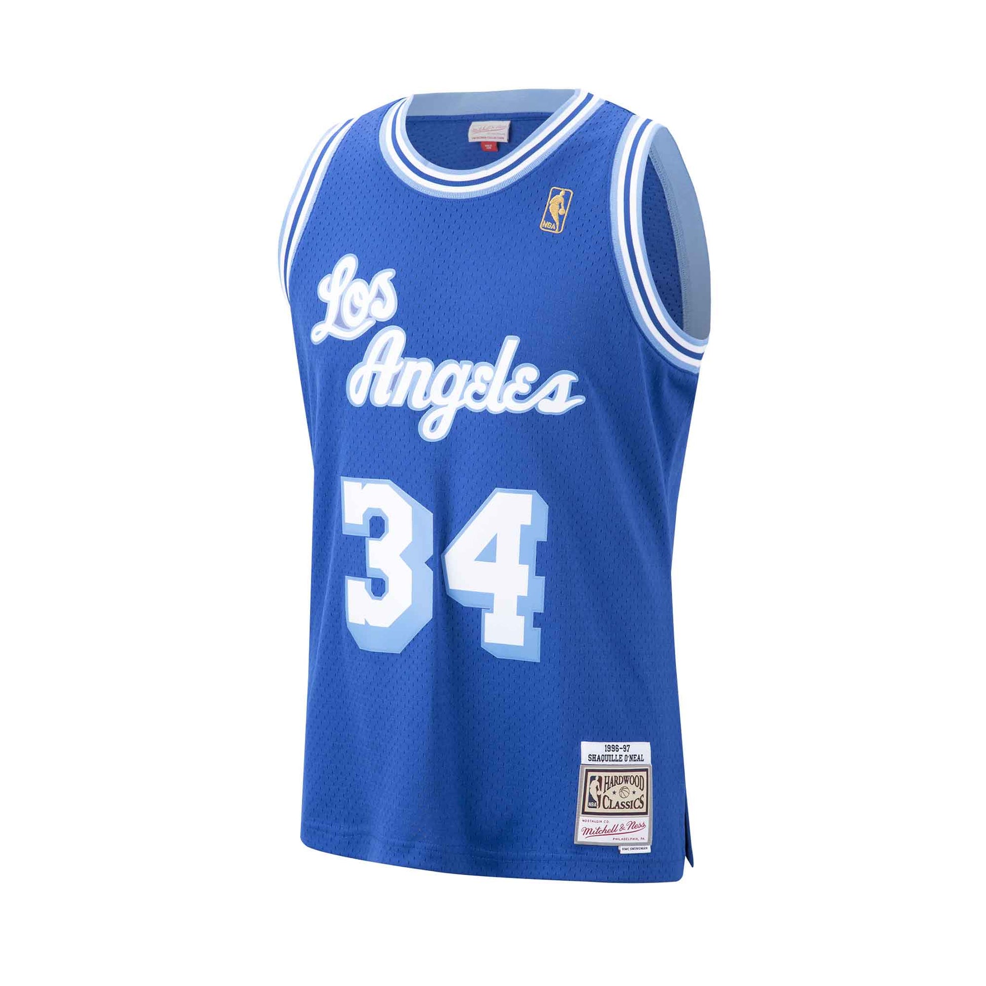 Mitchell & Ness Los Angeles Lakers Shaquille O'Neal #34 Alt 96-97 Swingman NBA  Jersey Royal