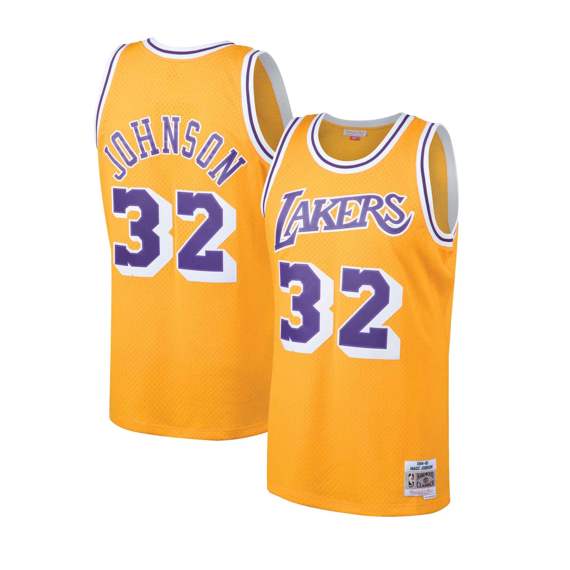 Kareem Abdul-Jabbar Los Angeles Lakers Mitchell & Ness Big & Tall Hardwood  Classics Jersey - Gold