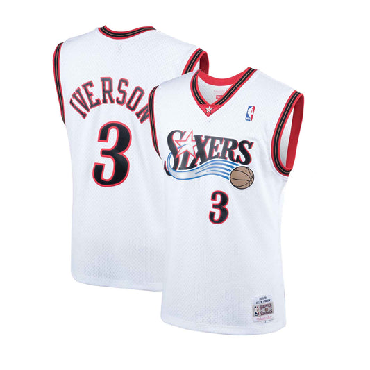 Allen Iverson Syracuse Nationals HWC Throwback NBA Swingman Jersey – Basketball  Jersey World