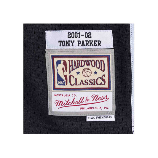 David Robinson and Tony Parker Signed Mitchell&Ness San