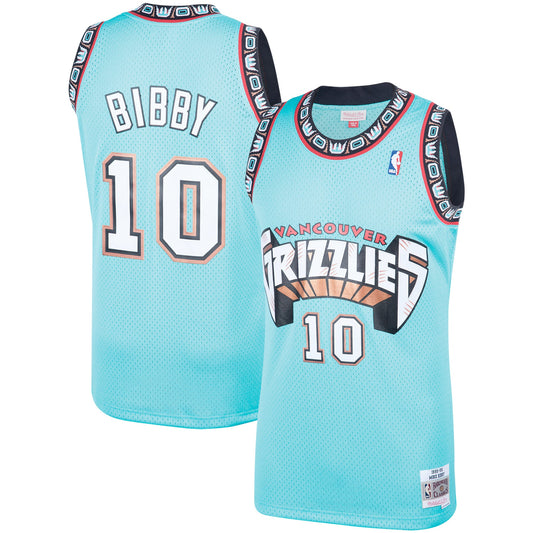 Vancouver Grizzlies #10 Bibby Marble Swingman Jersey