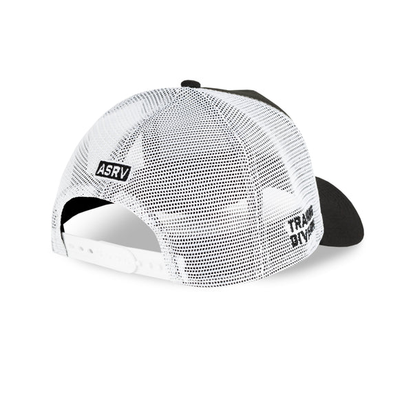ASRV “Wings” New A-Frame Black/Black – Era Trucker - 9Forty Hat