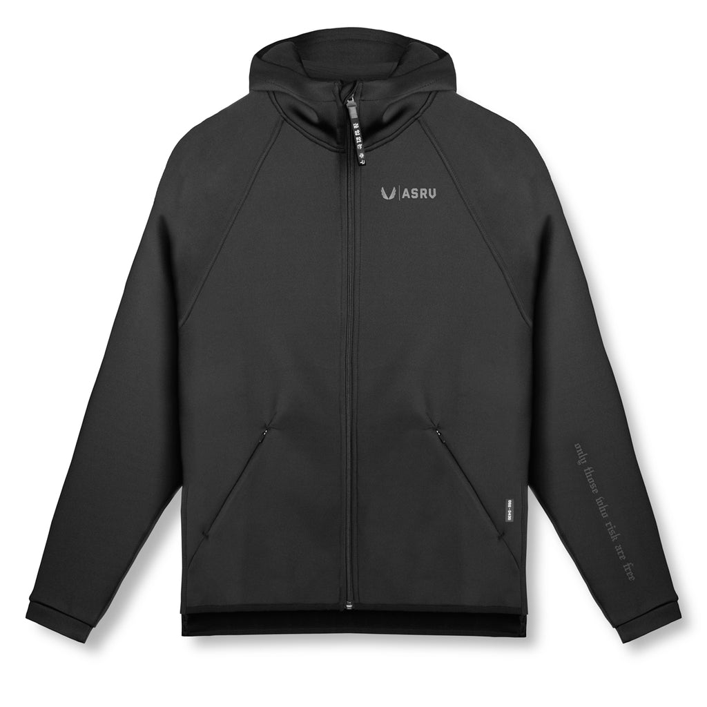 0430. Coolever™ Full Zip Hoodie - Black – ASRV