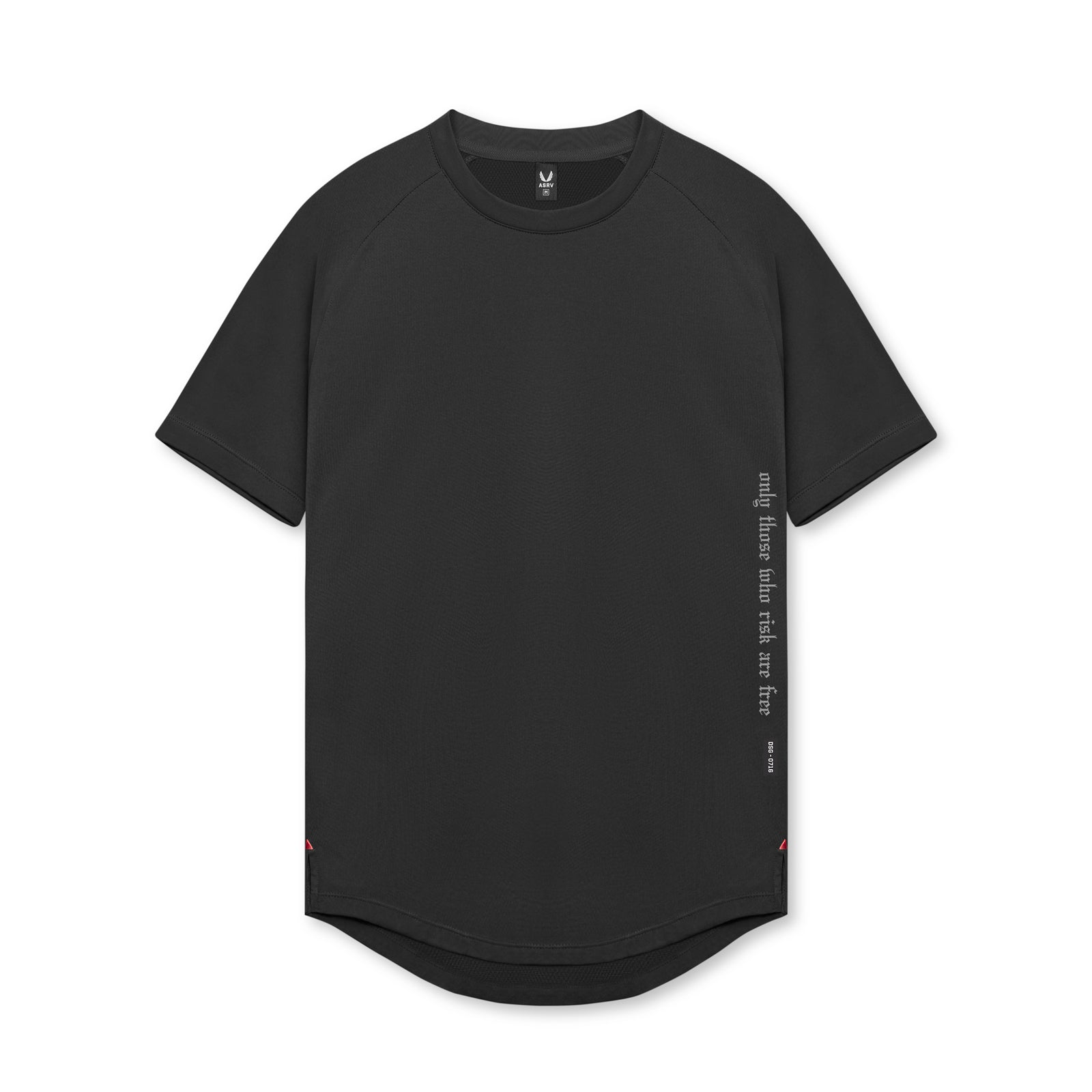 Image of 0716. Core Mesh Established Tee - Black