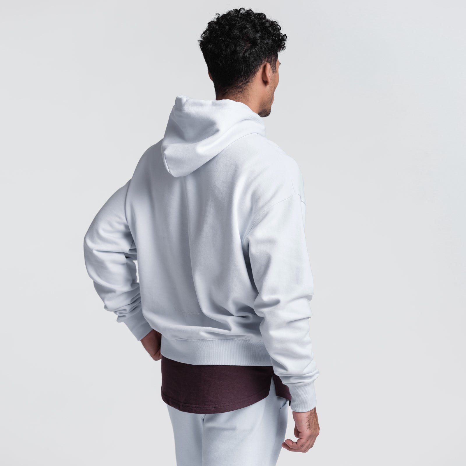 0500. RainPlus  Lightweight Hoodie - Ice Blue