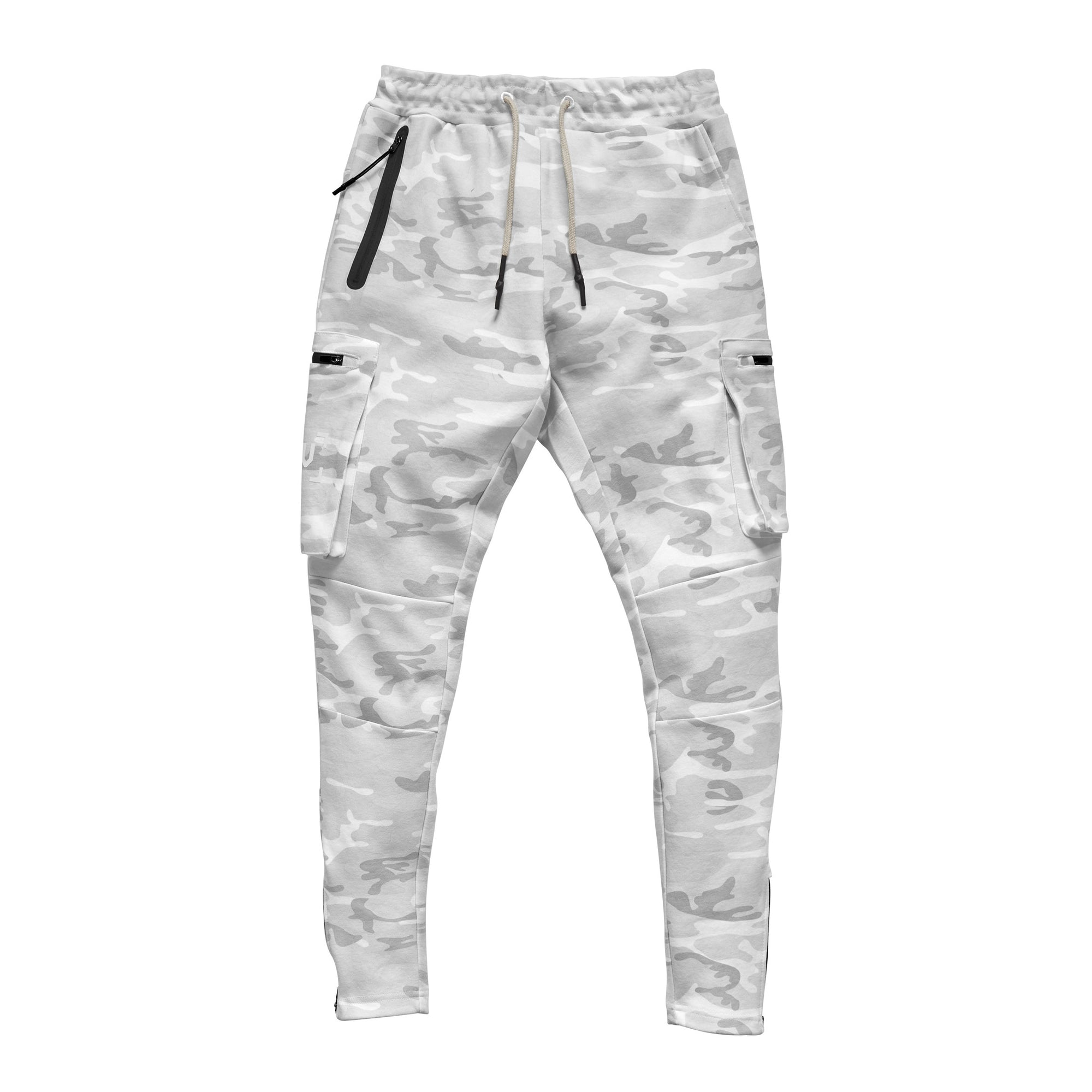 white camo joggers