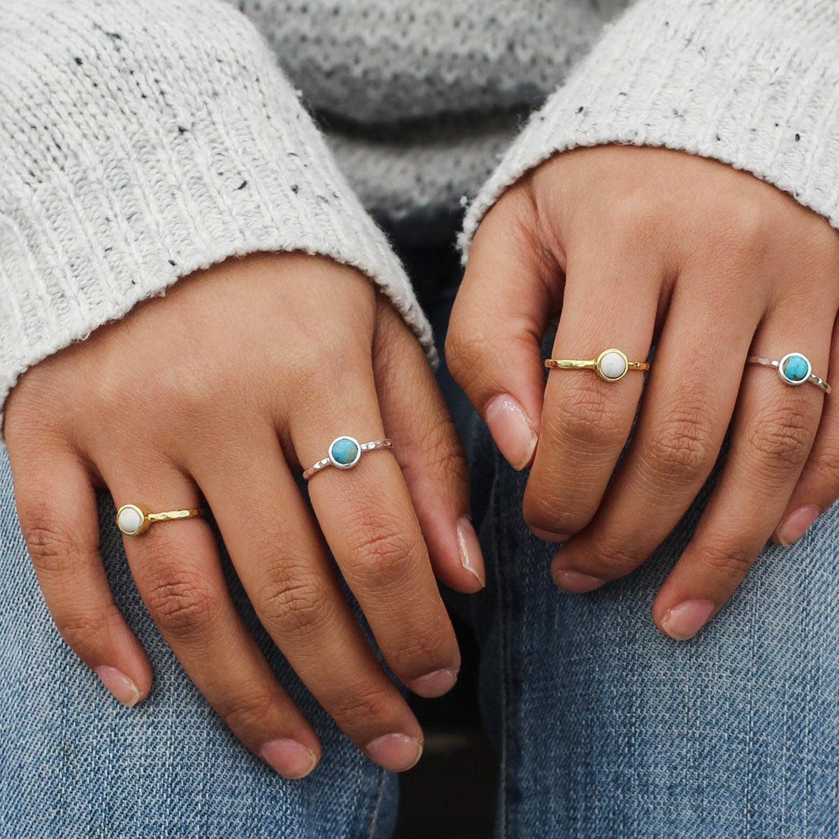 turquoise rings