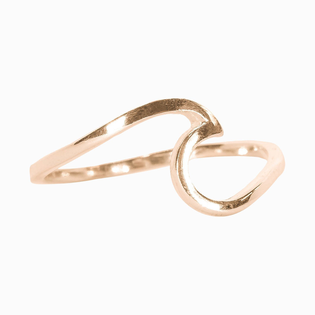 Rose Gold Wave Ring | Pura Vida Bracelets