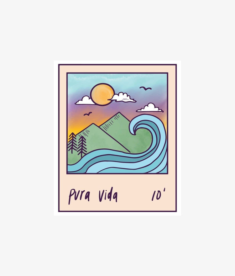 Pura vida Sticker for Sale by RossDillon