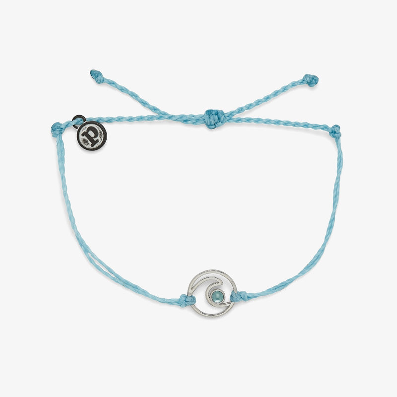 Shimmering Wave Charm | Pura Vida Bracelets