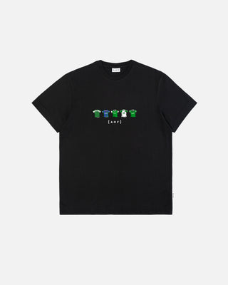 Hibs Printed Classics Black Tee