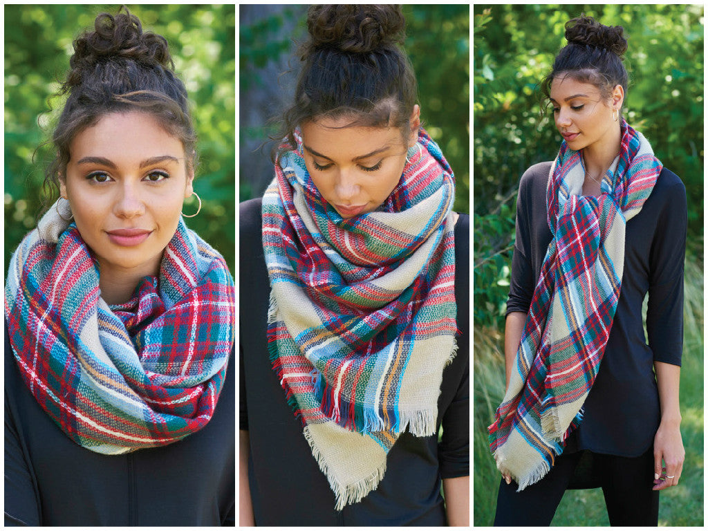 How To Wear A Blanket Scarf – La Quaintrelle