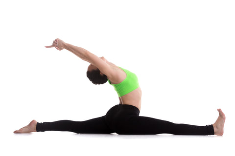 hanumanasana square front splits easyflexibility yoga kinesiological stretching