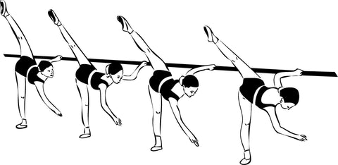 ballet illustration penche ballerina pointe dance dancer easyflexibility