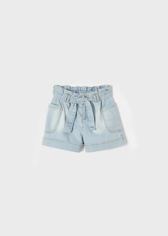 Jean shorts for girl - Light - Mayoral - Kids Chic