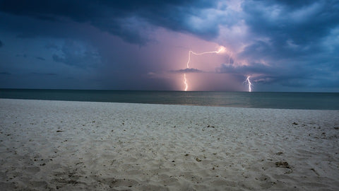 Lightning Strike on Open Water