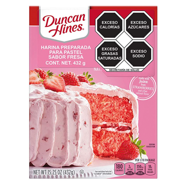 Harina para pastel duncan hines fresa supremo 432g pza – Taste Boutique de  Carnes