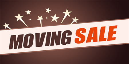 moving sale banner