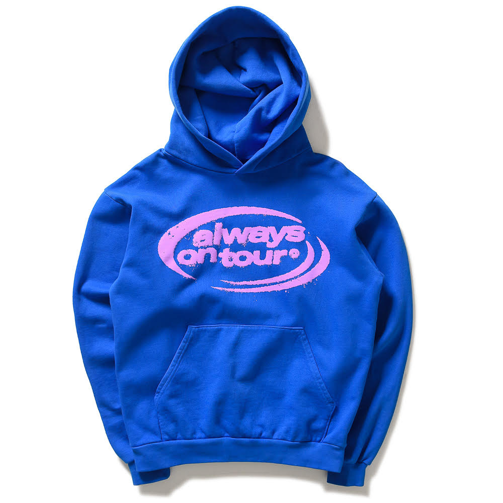 AOT SPINNER Hoodie (Blue) – Always On Tour