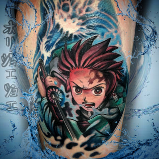 Tattoo uploaded by Jade Macias  Inosuke from Demon Slayer Would love to  tattoo more Kimetsu No Yaiba characters inosuke demonslayer  kimetsunoyaiba anime animetattoo animetattoos neotraditionaltattoos  neotraditional color nerd  Tattoodo