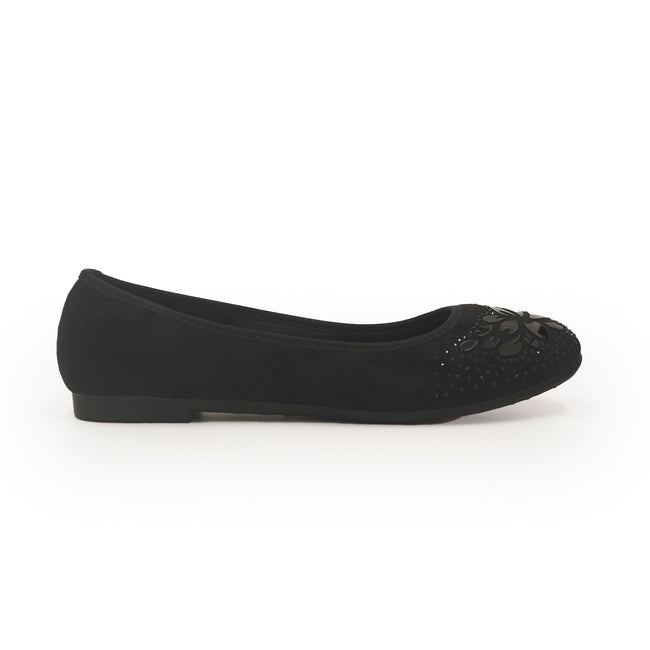 BATA WOMEN BLACK FLAT – Khit Zay